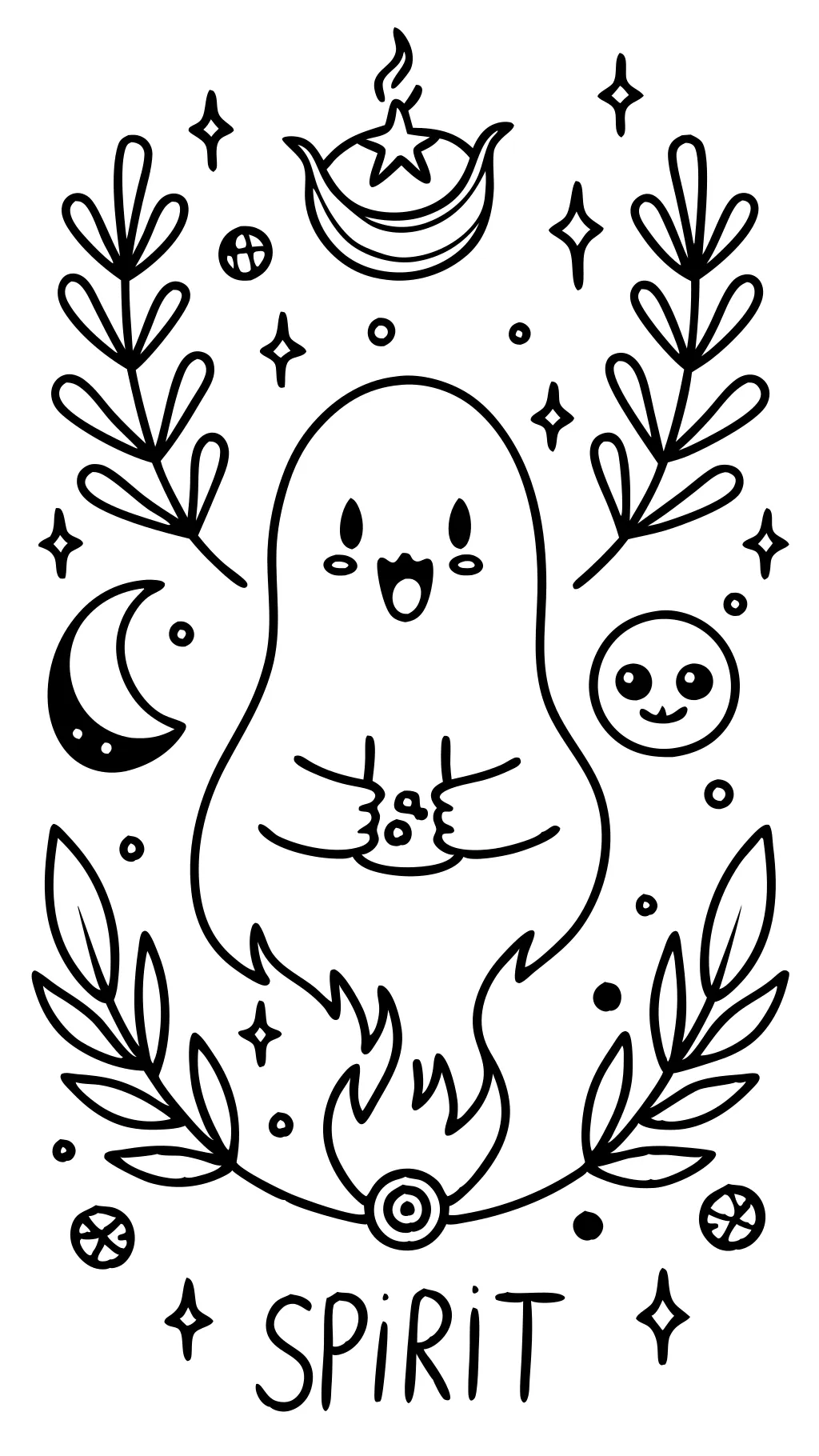 spirit coloring pages